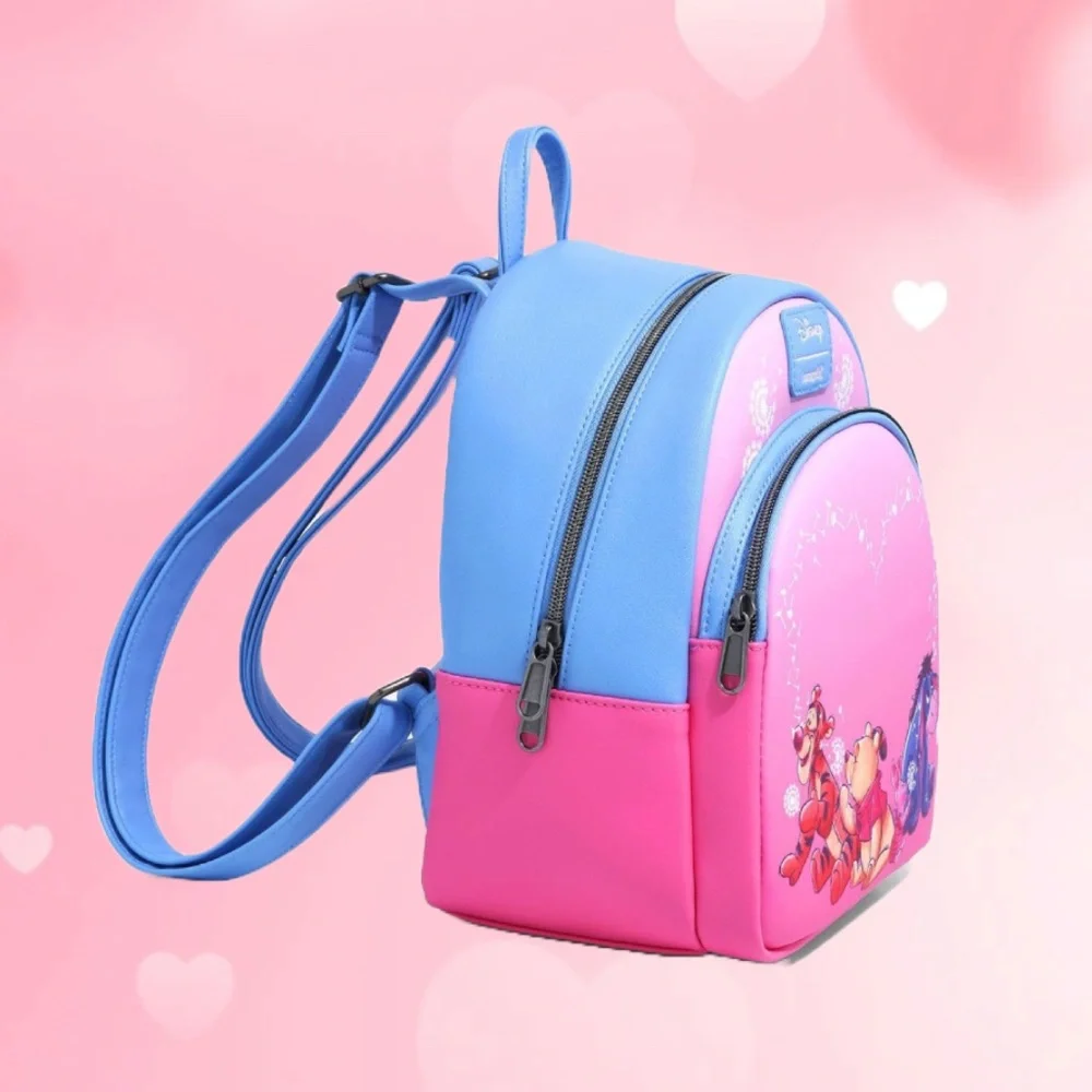 Loungefly Disney Winnie The Pooh Dandelion Heart Mini Backpack and Cardholder